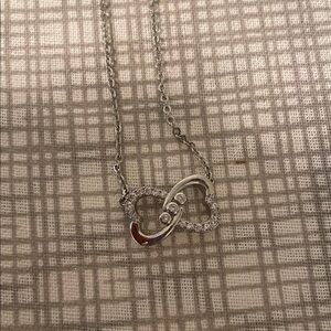 Elegant Silver Infinity Necklace